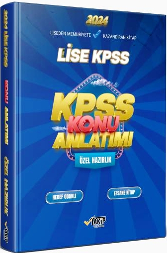 Lise KPSS Özel Hazırlık – Efsane Konu Anlatımı | Liyakat Yayınları